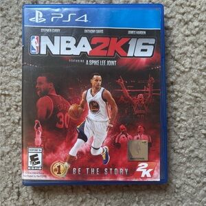 Sony NBA 2K16 PS4 Game - Blue Case